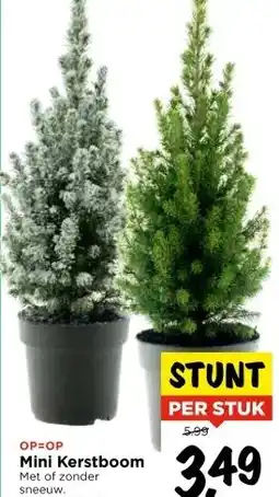 Vomar Voordeelmarkt Mini Kerstboom aanbieding