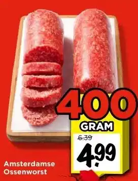 Vomar Voordeelmarkt Amsterdamse Ossenworst aanbieding