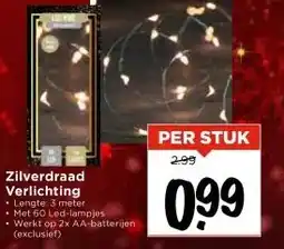 Vomar Voordeelmarkt Zilverdraad Verlichting aanbieding