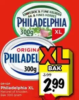 Vomar Voordeelmarkt Philadelphia XL aanbieding