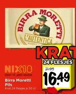 Vomar Voordeelmarkt Birra Moretti Pils aanbieding