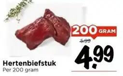 Vomar Voordeelmarkt Hertenbiefstuk aanbieding