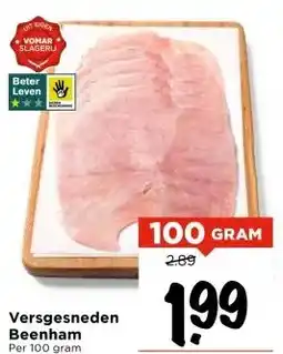 Vomar Voordeelmarkt Versgesneden Beenham aanbieding
