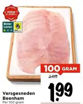 Vomar Voordeelmarkt Versgesneden Beenham aanbieding