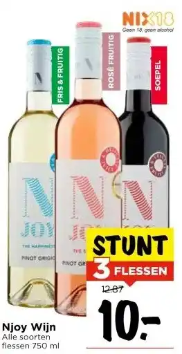 Vomar Voordeelmarkt Njoy Wijn aanbieding
