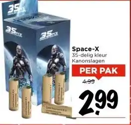 Vomar Voordeelmarkt Space-X aanbieding