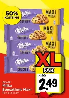 Vomar Voordeelmarkt Milka Sensations Maxi aanbieding