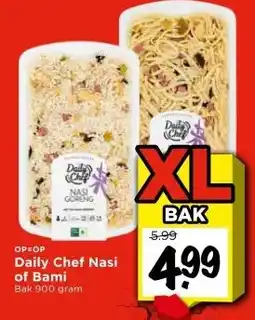 Vomar Voordeelmarkt Daily Chef Nasi of Bami aanbieding