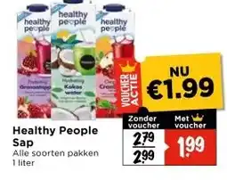 Vomar Voordeelmarkt Healthy People Sap aanbieding