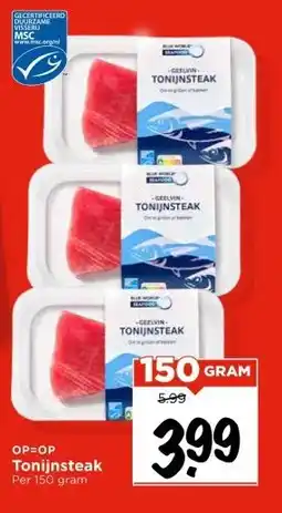 Vomar Voordeelmarkt Tonijnsteak aanbieding