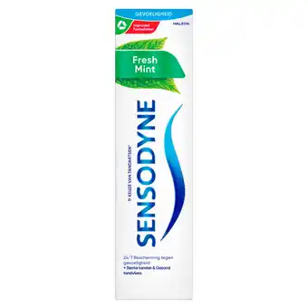 Dirk Sensodyne Tandpasta fresh mint aanbieding