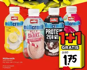 Vomar Voordeelmarkt Müllermilk aanbieding