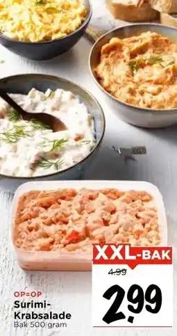 Vomar Voordeelmarkt Surimi-Krabsalade aanbieding