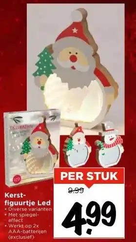 Vomar Voordeelmarkt Kerst- figuurtje Led aanbieding