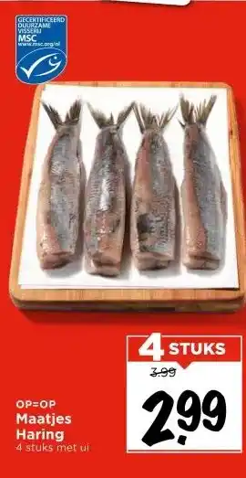 Vomar Voordeelmarkt Maatjes Haring aanbieding