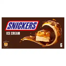 Dirk Snickers Icecream 6 stuks aanbieding