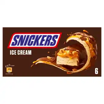 Dirk Snickers Icecream 6 stuks aanbieding