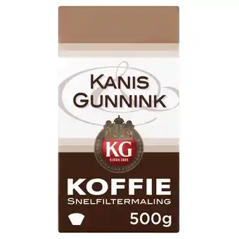Dekamarkt Kanis & Gunnink Koffie snelfiltermaling aanbieding