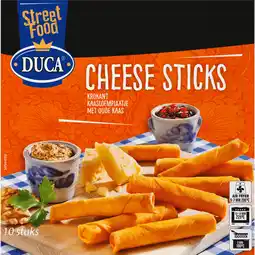 Dekamarkt Duca Cheese sticks 10 stuks aanbieding