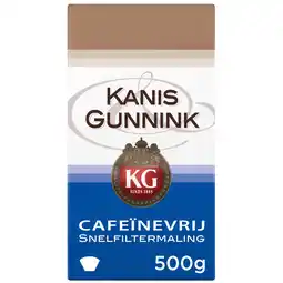 Dekamarkt Kanis & Gunnink Decaf Filterkoffie aanbieding