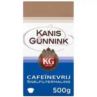 Dekamarkt Kanis & Gunnink Decaf Filterkoffie aanbieding