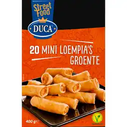 Dekamarkt Duca Mini loempia's 20 stuks aanbieding