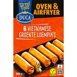 Dekamarkt Duca Vietnamese oven loempia's 6 stuks aanbieding