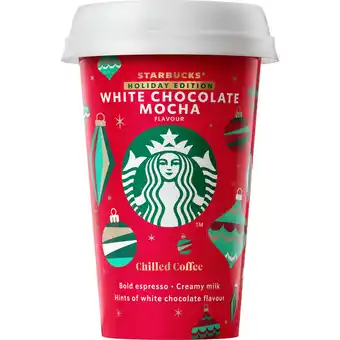 Dekamarkt Starbucks Chilled classics white chocolate moccha aanbieding