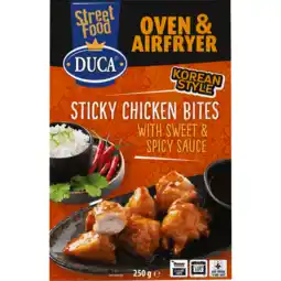 Dekamarkt Duca Sticky chicken bites sweet&spicy 12 st aanbieding