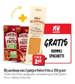 Jumbo Aankoop van 2 pakjes Heinz frito aanbieding