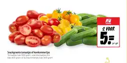 Jumbo Snackgroente tomaatjes of komkommertjes aanbieding