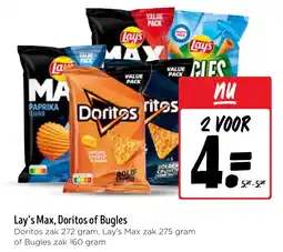 Jumbo Lay's Max, Doritos of Bugles aanbieding