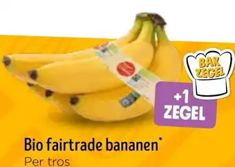 Jumbo Bio fairtrade bananen aanbieding