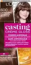 Amazon L’Oréal Paris Casting Crème Gloss Donkerblond 600 - Semi-permanente Haarkleuring Zonder Ammoniak aanbieding