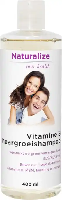 Bol.com Naturalize Haargroeishampoo Vitamine B 400 ml aanbieding