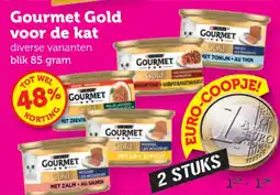 Coop Gourmet Gold voor de kat aanbieding