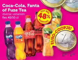 Coop Coca-Cola, Fanta of Fuze Tea aanbieding