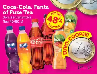 Coca-Cola, Fanta of Fuze Tea