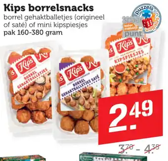 Coop Kips borrelsnacks aanbieding