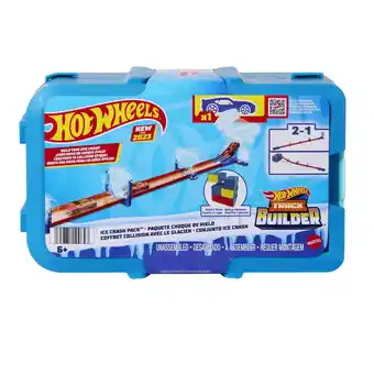 Top1Toys Hot Wheels Track Builder ijzige crashset aanbieding