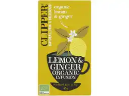 Hoogvliet Clipper Organic Lemon & Ginger aanbieding