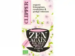 Hoogvliet Clipper Organic zen again aanbieding