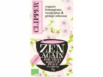 Hoogvliet Clipper Organic zen again aanbieding