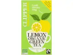 Hoogvliet Clipper Organic Green Tea Lemon aanbieding