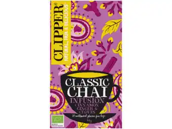 Hoogvliet Clipper Classic chai organic infusion aanbieding