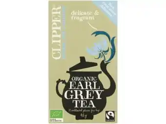 Hoogvliet Clipper Earl grey tea aanbieding