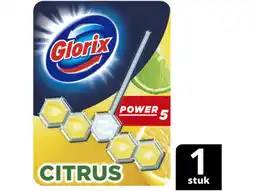Hoogvliet Glorix Power 5 Citrus Wc Blok aanbieding