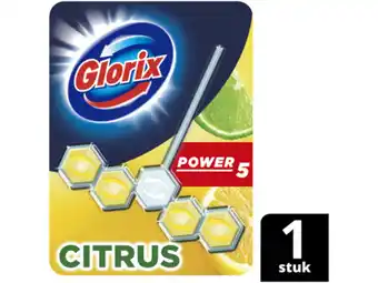 Hoogvliet Glorix Power 5 Citrus Wc Blok aanbieding