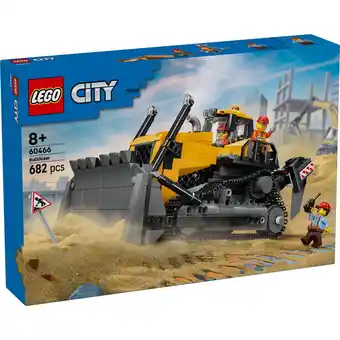 Top1Toys LEGO 60466 City Big Vehicles Gele Bulldozer aanbieding