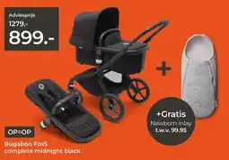 Prenatal Bugaboo Fox5 complete midnight black aanbieding